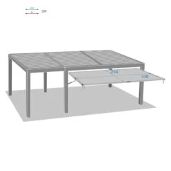 Auvent Grand Modèle Pour Tonnelle Majaé Hespéride -Jardin Meubles Magasin auvent grand modele pour tonnelle majae hesperide 1 2