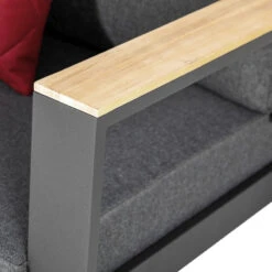 Canapé 3 Places Emperia Graphite Hespéride 12 Canapé 3 Places Emperia Graphite Hespéride -Jardin Meubles Magasin canape 3 places emperia graphite hesperide 3