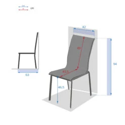 Chaise Empilable Axant Wengé Et Praline Hespéride -Jardin Meubles Magasin chaise empilable axant wenge et praline hesperide 1 2