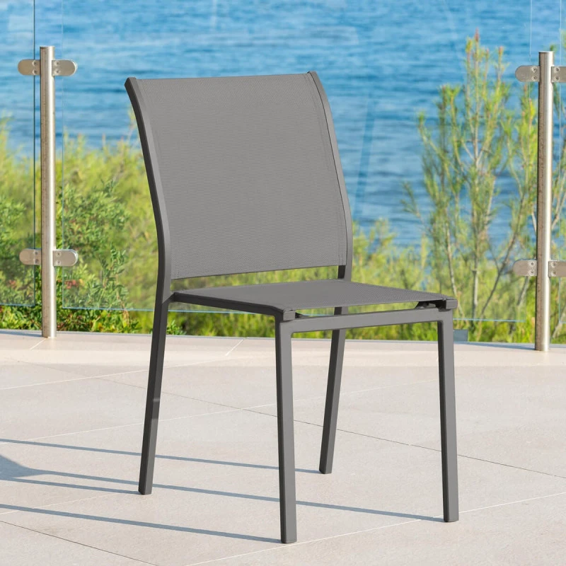 Chaise Extérieur Essentia Tonka/noisette Hespéride 4 Chaise Extérieur Essentia Tonka/noisette Hespéride – Image 2