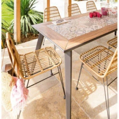 Chaise Extérieure Lambada Sésame & Graphite Hespéride 8 Chaise Extérieure Lambada Sésame & Graphite Hespéride -Jardin Meubles Magasin chaise exterieure lambada sesame graphite hesperide 2