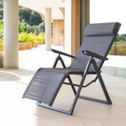 Chaise Longue Decima Hespéride Anthracite/graphite 12 Chaise Longue Decima Hespéride Anthracite/graphite -Jardin Meubles Magasin chaise longue decima hesperide anthracit 2