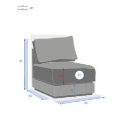 Chauffeuse 1 Place Pour Salon Allure Graphite Hespéride 9 Chauffeuse 1 Place Pour Salon Allure Graphite Hespéride -Jardin Meubles Magasin chauffeuse 1 place pour salon allure graphite hesperide 1 3