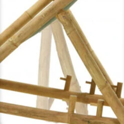 KOOPMAN Chilienne Bambou Avec Appui Tête écru Ambiance -Jardin Meubles Magasin chilienne bambou avec appui tete ecru ambiance 1