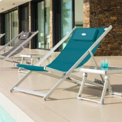 Chilienne Honolulu Bleu Canard Hespéride -Jardin Meubles Magasin chilienne honolulu bleu canard hesperide 1 3