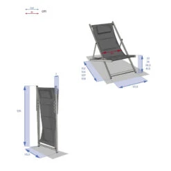 Chilienne Inclinable Honolulu Gris Ardoise Hespéride 15 Chilienne Inclinable Honolulu Gris Ardoise Hespéride -Jardin Meubles Magasin chilienne inclinable honolulu gris ardoise hesperide 6