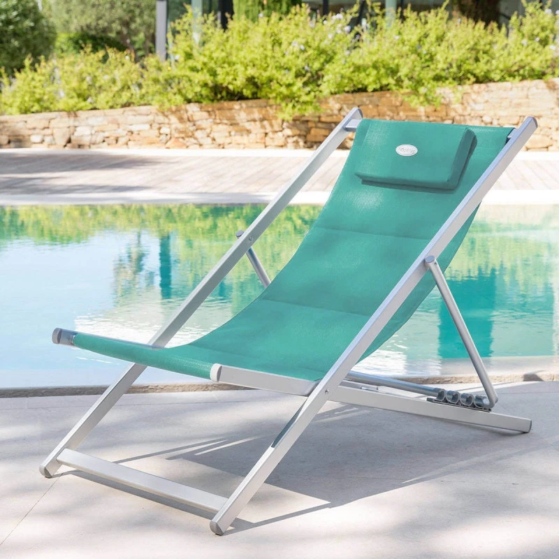 Chilienne Inclinable Honolulu Vert émeraude Hespéride 3 Chilienne Inclinable Honolulu Vert émeraude Hespéride