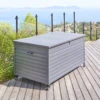 Coffre Extérieur Alu Grand Modèle Menango Graphite Hespéride -Jardin Meubles Magasin coffre exterieur alu grand modele menango graphite hesperide