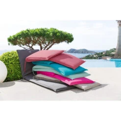 Coussin Transat Korai Ardoise Hespéride -Jardin Meubles Magasin coussin transat pop ardoise hesperide 3