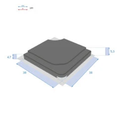 Dalle Pour Parasol 15 Kg Béton Stacio Noir Hespéride 7 Dalle Pour Parasol 15 Kg Béton Stacio Noir Hespéride -Jardin Meubles Magasin dalle pour parasol 15 kg beton stacio noir hesperide 2