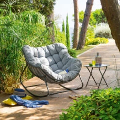 Fauteuil Bascule Extérieur Paopao Hespéride -Jardin Meubles Magasin fauteuil bascule exterieur paopao hesperide 2