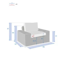 Fauteuil De Salon De Jardin Savinia Coloris Tahini Hespéride -Jardin Meubles Magasin fauteuil de salon de jardin savinia coloris tahini hesperide 1 3