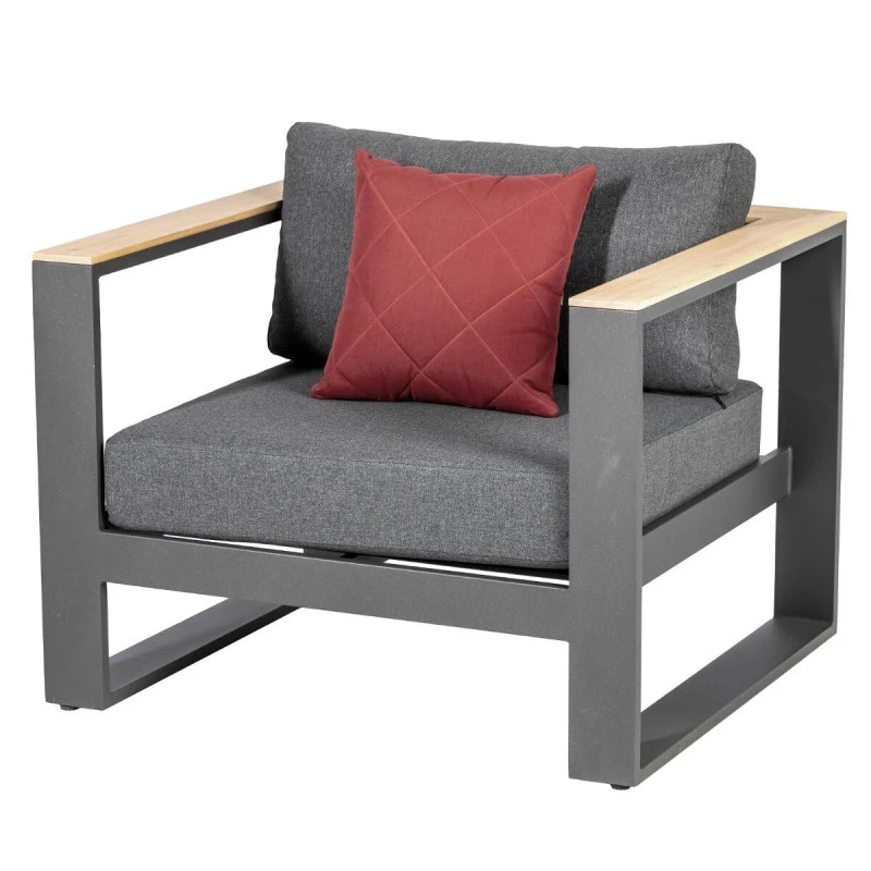 Fauteuil De Salon Emperia Graphite Hespéride 3 Fauteuil De Salon Emperia Graphite Hespéride