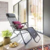 Fauteuil Détente D'extérieur Hespéride Silos Gris Anthracite -Jardin Meubles Magasin fauteuil detente d exterieur hesperide silos gris anthracite