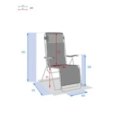 Fauteuil Détente D'extérieur Hespéride Silos Gris Galet -Jardin Meubles Magasin fauteuil detente d exterieur hesperide silos gris galet 6