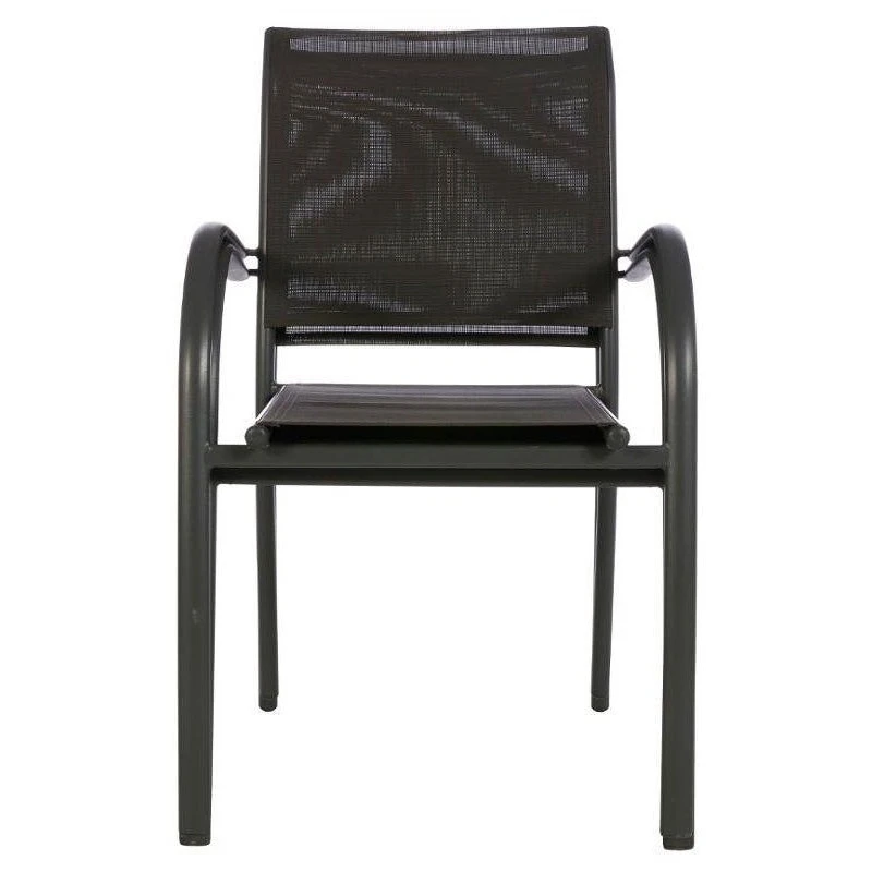 Fauteuil Empilable Piazza Hespéride Anthracite/graphite 7 Fauteuil Empilable Piazza Hespéride Anthracite/graphite – Image 5
