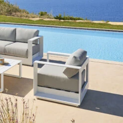 Fauteuil Extérieur 1 Place Allure Blanc Hespéride 8 Fauteuil Extérieur 1 Place Allure Blanc Hespéride -Jardin Meubles Magasin fauteuil exterieur 1 place allure blanc hesperide 1