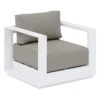 Fauteuil Extérieur 1 Place Allure Blanc Hespéride -Jardin Meubles Magasin fauteuil exterieur 1 place allure blanc hesperide
