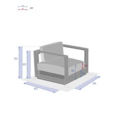 Fauteuil Extérieur 1 Place Allure Hespéride 10 Fauteuil Extérieur 1 Place Allure Hespéride -Jardin Meubles Magasin fauteuil exterieur 1 place allure hesperide 2
