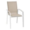 Fauteuil Extérieur Axant Lin/blanc Hespéride 1 Fauteuil Extérieur Axant Lin/blanc Hespéride -Jardin Meubles Magasin fauteuil exterieur axant linblanc hesperide