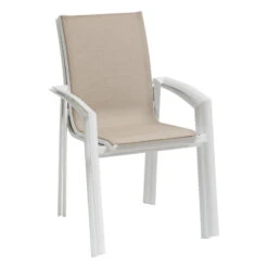 Fauteuil Extérieur Axant Lin/blanc Hespéride 6 Fauteuil Extérieur Axant Lin/blanc Hespéride -Jardin Meubles Magasin fauteuil exterieur axant linblanc hesperide 2