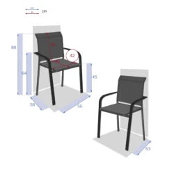 Fauteuil Extérieur Essentia Anthracite/graphite Hespéride 11 Fauteuil Extérieur Essentia Anthracite/graphite Hespéride -Jardin Meubles Magasin fauteuil exterieur essentia anthracite graphite hesperide 4