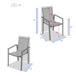 Fauteuil Pavane Hespéride Anthracite/graphite 9 Fauteuil Pavane Hespéride Anthracite/graphite -Jardin Meubles Magasin fauteuil pavane hesperide anthracitegraphite 3