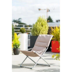 Fauteuil Relax Milos Taupe Hespéride -Jardin Meubles Magasin fauteuil relax milos taupe hesperide 4