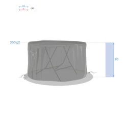 Housse De Protection Pour Table Ronde Hambo Hespéride 7 Housse De Protection Pour Table Ronde Hambo Hespéride -Jardin Meubles Magasin housse de protection pour table ronde hambo hesperide 2