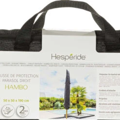 Housse De Protection Pour Parasol Droit Hambo Hespéride -Jardin Meubles Magasin housse protection pour parasol droit hambo hesperide 2