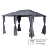 Jeu De 6 Rideaux Gris Ardoise Pour Tonnelle Santorini Et Thira 1 Jeu De 6 Rideaux Gris Ardoise Pour Tonnelle Santorini Et Thira -Jardin Meubles Magasin jeu de 6 rideaux gris ardoise pour la tonnelle santorini 3 x 4m