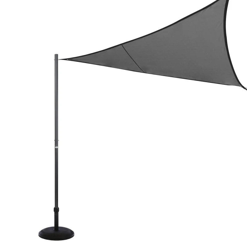 Mât De Fixation Pour Toile Solaire Graphite Hespéride 3 Mât De Fixation Pour Toile Solaire Graphite Hespéride