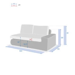 Méridienne Gauche De Salon Savinia Coloris Tahini Hespéride 10 Méridienne Gauche De Salon Savinia Coloris Tahini Hespéride -Jardin Meubles Magasin meridienne gauche de salon savinia coloris tahini hesperide 3