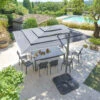 Parasol 4x3 M Melhia Multi Toiles Oléfine Anthracite Hespéride -Jardin Meubles Magasin parasol 4x3 m melhia multi toiles olefine anthracite hesperide