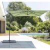 Parasol Décentré Carré Manoa Vert Olive Hespéride -Jardin Meubles Magasin parasol decentre carre manoa vert olive hesperide