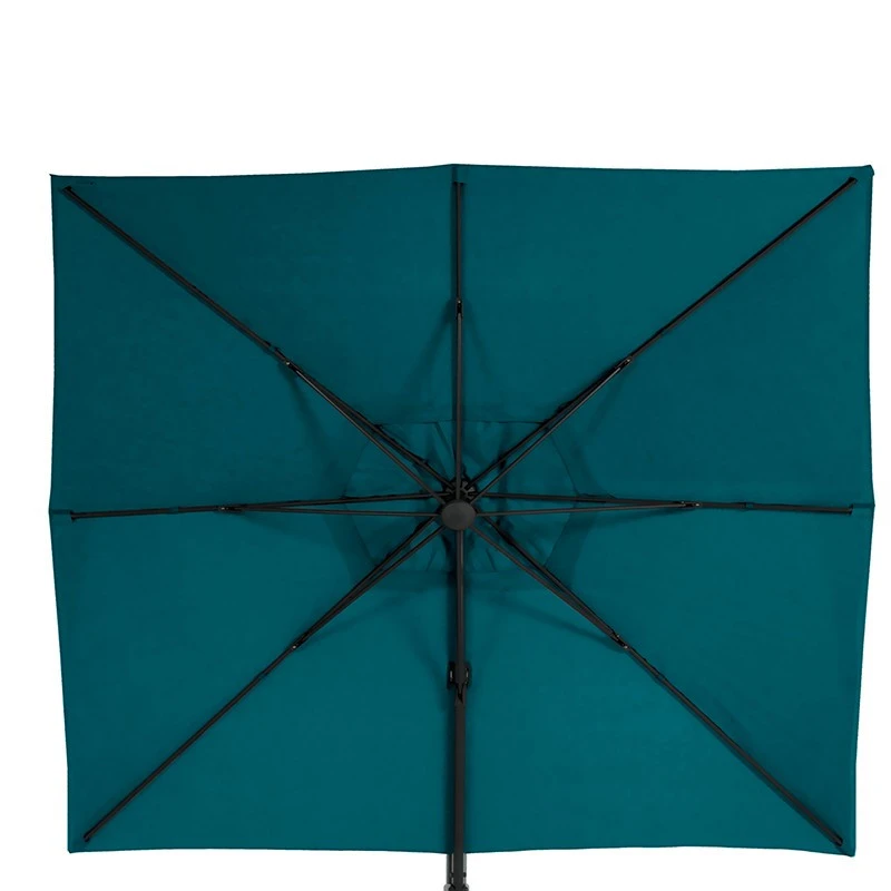 Parasol Décentré Eléa Inclinable Rectangulaire Bleu Canard Hespéride 5 Parasol Décentré Eléa Inclinable Rectangulaire Bleu Canard Hespéride – Image 3