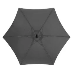 Parasol Décentré Rond Manoa Ardoise Hespéride 9 Parasol Décentré Rond Manoa Ardoise Hespéride -Jardin Meubles Magasin parasol decentre rond manoa ardoise hesperide 1 2