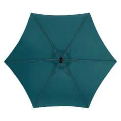 Parasol Décentré Rond Manoa Bleu Canard Hespéride 11 Parasol Décentré Rond Manoa Bleu Canard Hespéride -Jardin Meubles Magasin parasol decentre rond manoa bleu canard hesperide 4