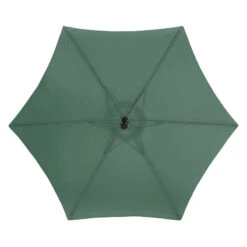 Parasol Décentré Rond Manoa Vert Olive Hespéride -Jardin Meubles Magasin parasol decentre rond manoa vert olive hesperide 2