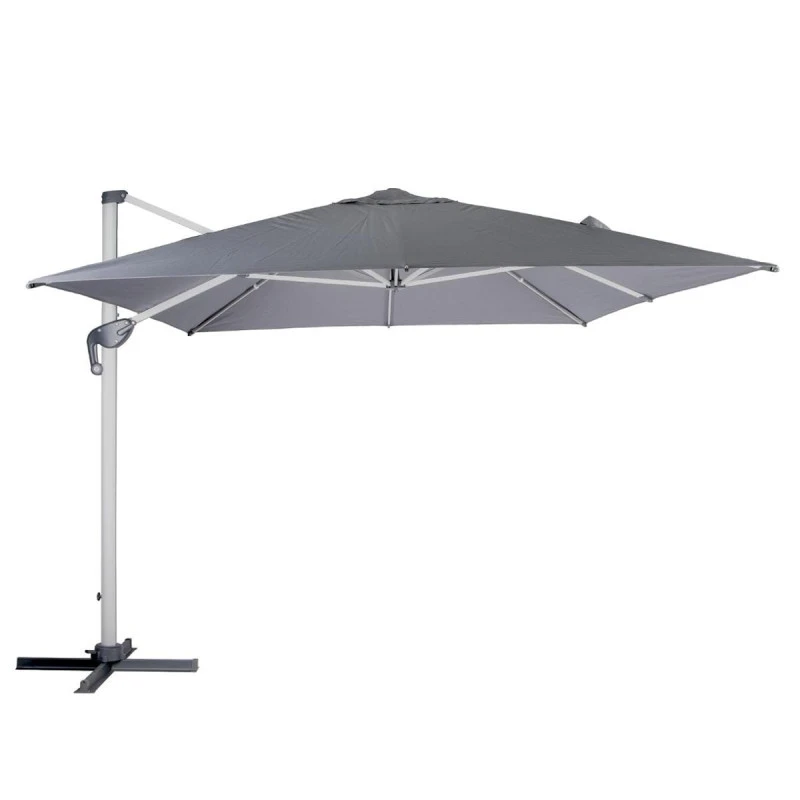 Parasol Déporté Rectangulaire Equador Ardoise Hespéride 4 Parasol Déporté Rectangulaire Equador Ardoise Hespéride – Image 2