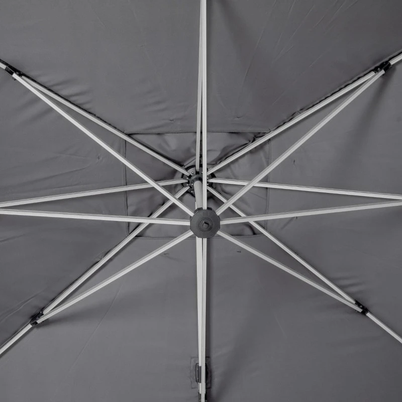 Parasol Déporté Rectangulaire Equador Ardoise Hespéride 7 Parasol Déporté Rectangulaire Equador Ardoise Hespéride – Image 5