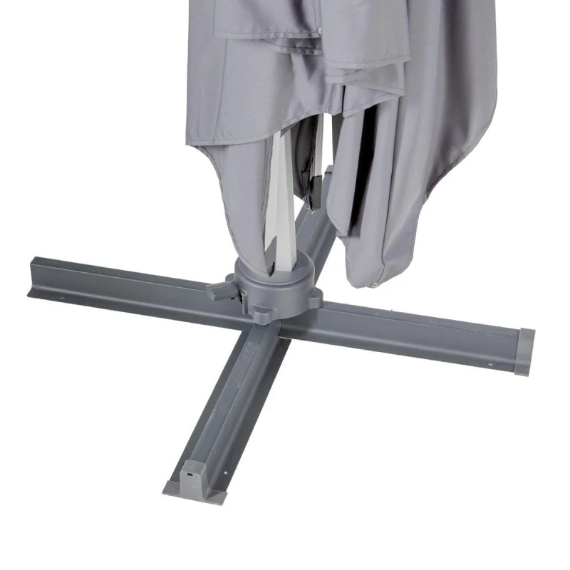 Parasol Déporté Rectangulaire Equador Ardoise Hespéride 8 Parasol Déporté Rectangulaire Equador Ardoise Hespéride – Image 6