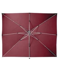 Parasol Déporté Rectangulaire Equador Bordeaux Hespéride 14 Parasol Déporté Rectangulaire Equador Bordeaux Hespéride -Jardin Meubles Magasin parasol deporte rectangulaire equador bordeaux hesperide 4