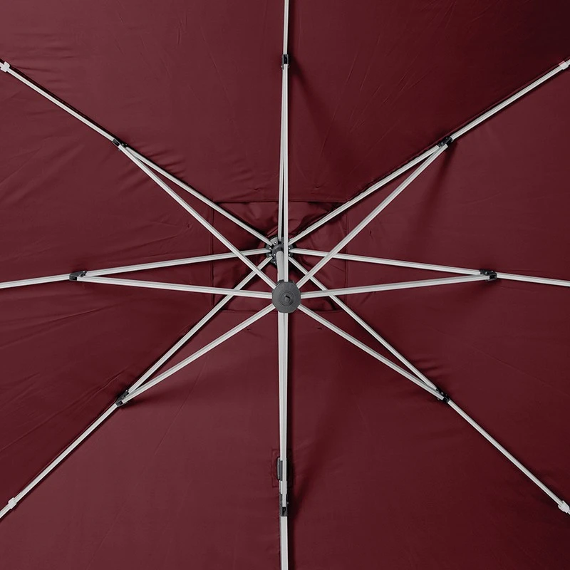 Parasol Déporté Rectangulaire Equador Bordeaux Hespéride 9 Parasol Déporté Rectangulaire Equador Bordeaux Hespéride – Image 7