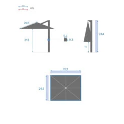 Parasol Déporté Rectangulaire Soly Honey Et Charbon Hespéride 15 Parasol Déporté Rectangulaire Soly Honey Et Charbon Hespéride -Jardin Meubles Magasin parasol deporte rectangulaire soly honey et charbon hesperide 6