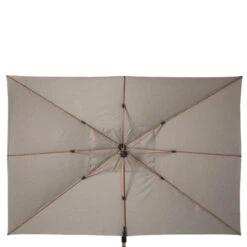 Parasol Déporté Rectangulaire Soly Honey Et Noisette Hespéride -Jardin Meubles Magasin parasol deporte rectangulaire soly honey noisette hesperide 2