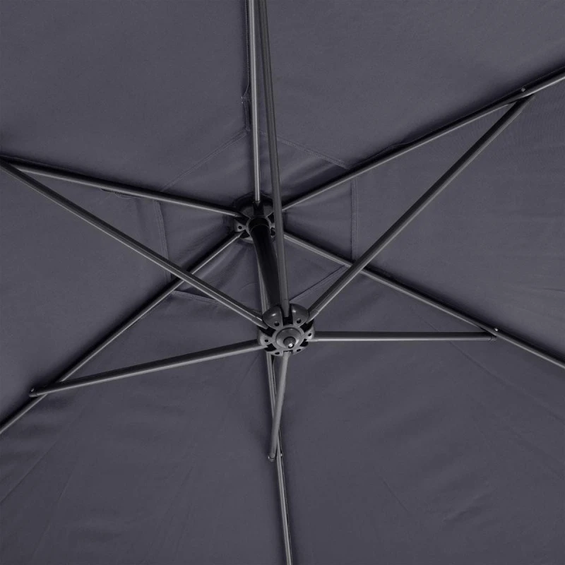 Parasol Déporté Rond Janeiro Ardoise Hespéride 10 Parasol Déporté Rond Janeiro Ardoise Hespéride – Image 8