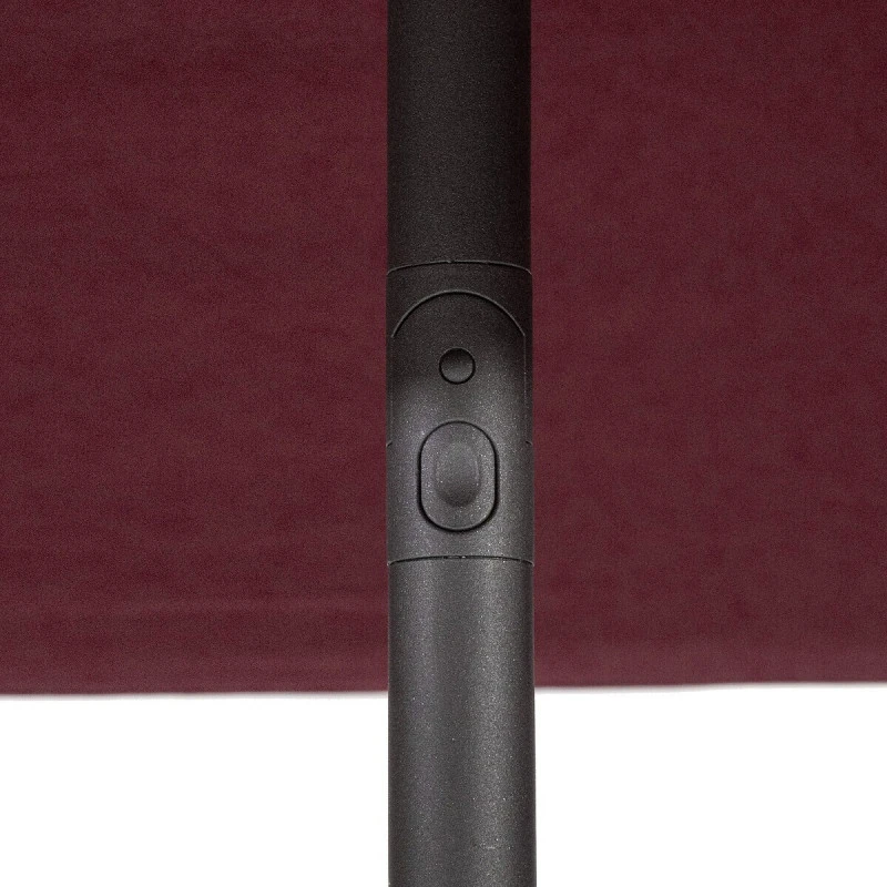Parasol Droit Carré 2,5x2,5m Soya Bordeaux Hespéride 7 Parasol Droit Carré 2,5x2,5m Soya Bordeaux Hespéride – Image 5