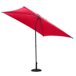 Parasol Droit Carré 2,5x2,5m Soya Grenade Hespéride -Jardin Meubles Magasin parasol droit carre 25x25m soya grenade hesperide 2