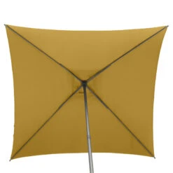 Parasol Droit Carré 2,5x2,5m Soya Jaune Moutarde Hespéride -Jardin Meubles Magasin parasol droit carre 25x25m soya jaune moutarde hesperide 3